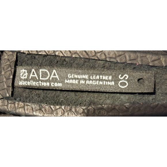 ADA Collection Leather Wrap Tie Belt Women Snake Embossed Black One Sz Argentina main image 4